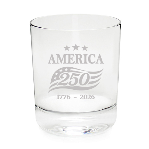 America 250th Double Old Fashioned, 11.5 oz. (Set of 2) Ravenscroft